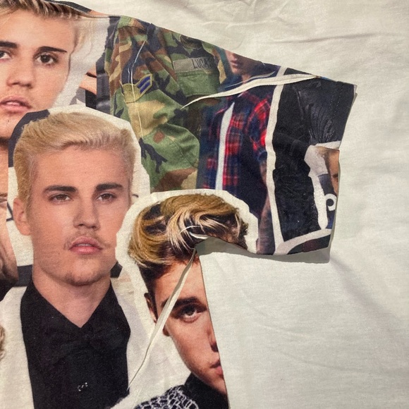 Justin Bieber shirt, size small - Picture 4 of 6
